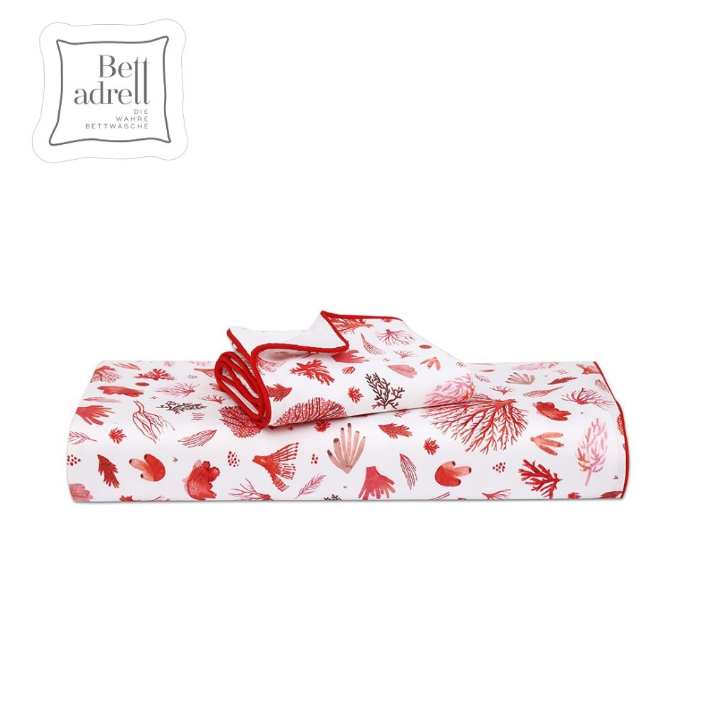 100% Cotton Percale Duvet Cover Set Coral - Wholesale