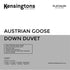 Kensingtons-Platinum-100%-Austrian-Goose-Down-Single-Bed-Duvet