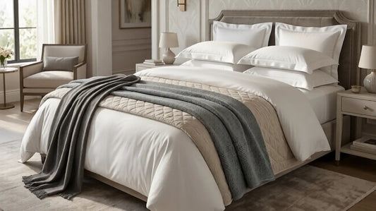 How to Layer Blankets for a Luxury Hotel Bedroom Look