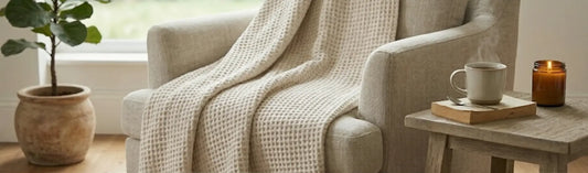 Cotton Waffle Blanket Throw: The Perfect Choice for Comfort and Style