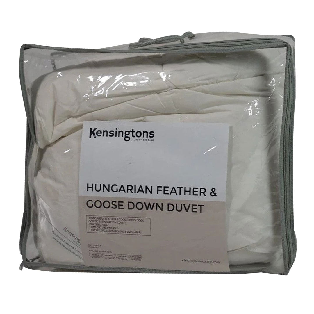 Hungarian Goose Feather And Down King Size Duvet 50/50