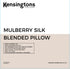 Natural Mulberry Silk Filled  Box Pillows    80/20