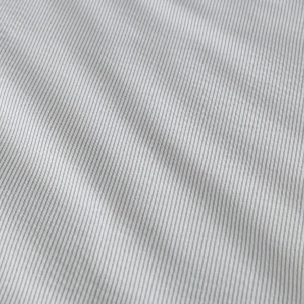 Seersucker Duvet Cover Bedding Set with Pillowcase White Boho striped design 