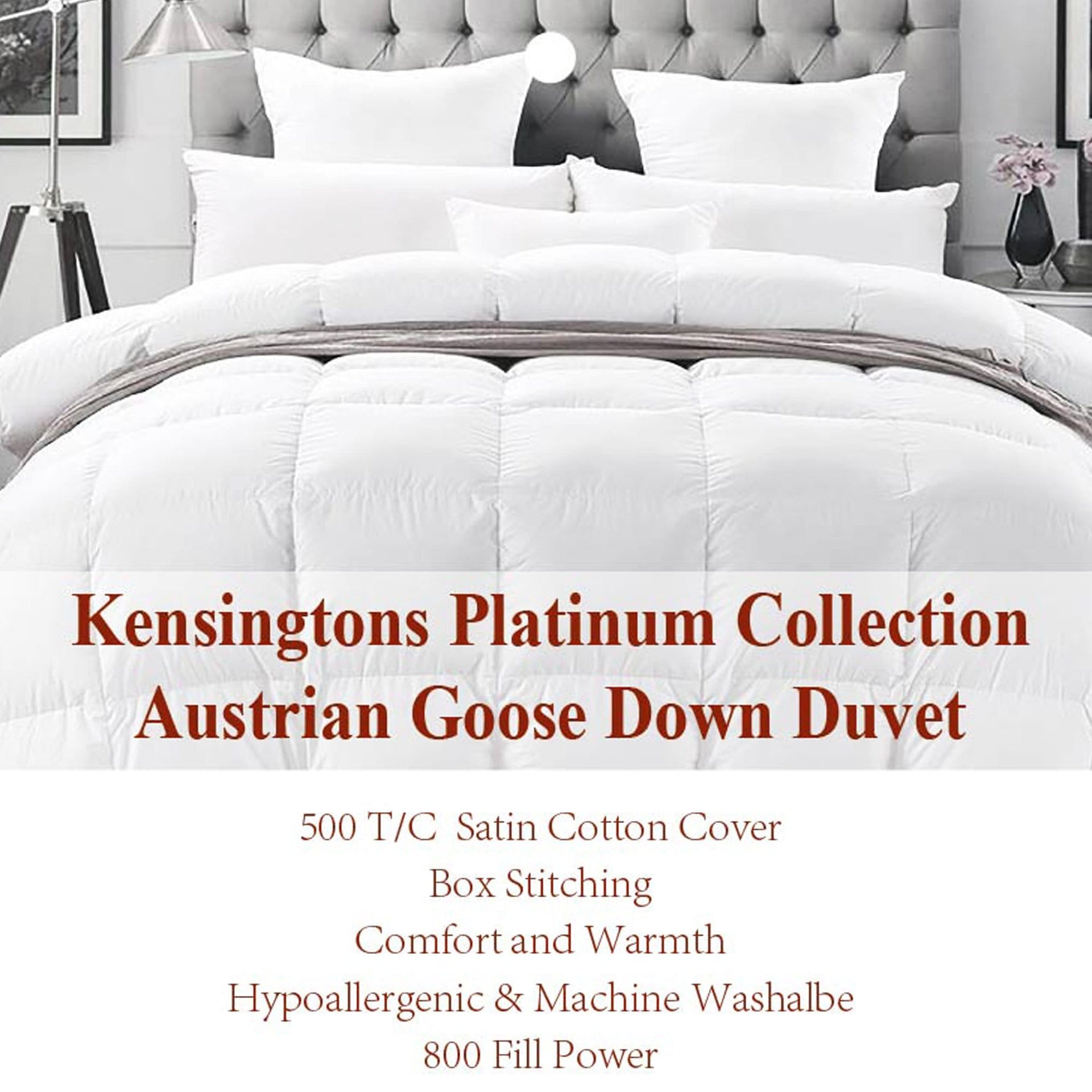 100%-Austrian-Goose-Down-Bed-Duvet--5-Year-Warranty