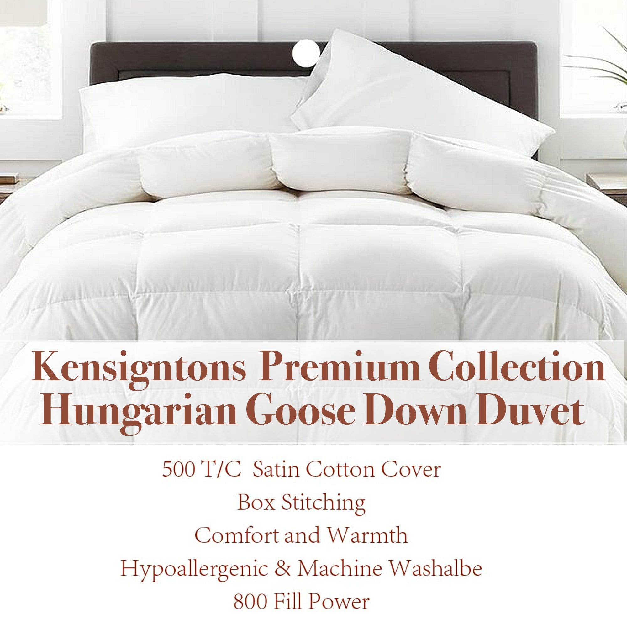 Kensingtons-Premium-Super-King-Bed-Duvet--3-Year-Warranty