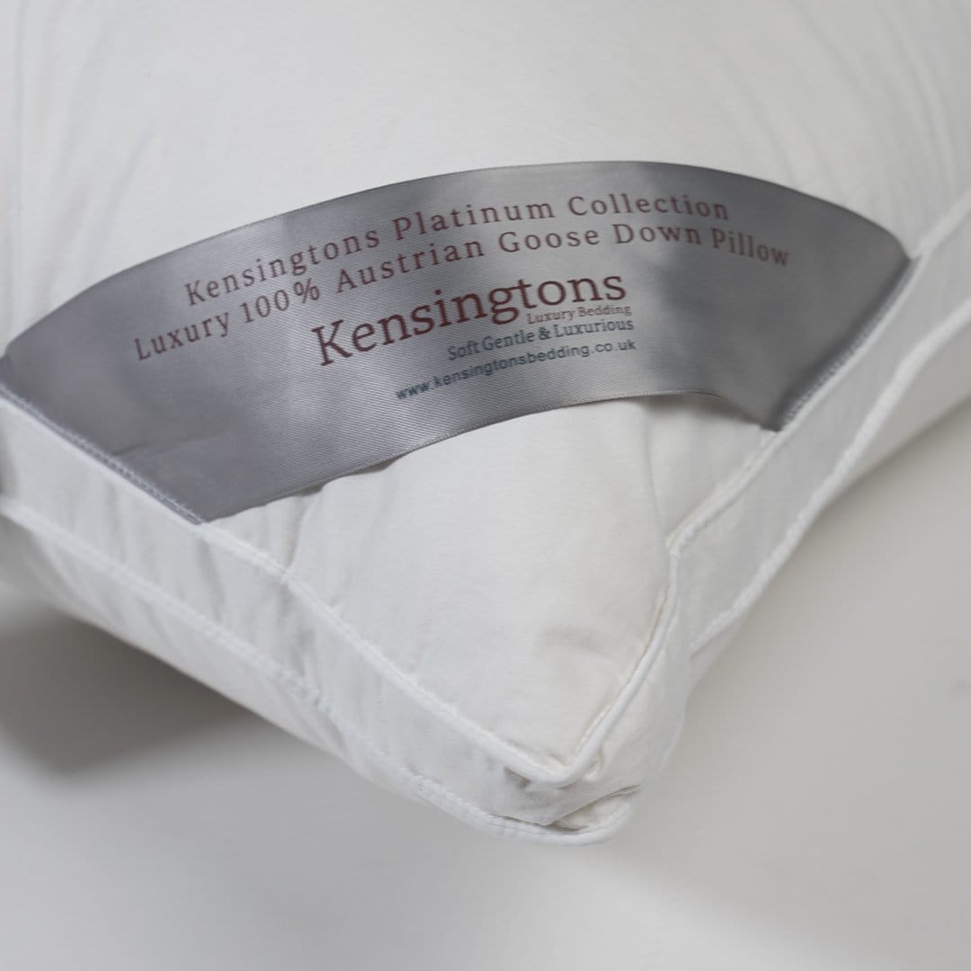 Platinum Austrian Goose Down Pillows Raymat Textiles