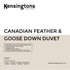 Canadian-Goose-Feather-Luxury-King-Bed-Duvet-50/50