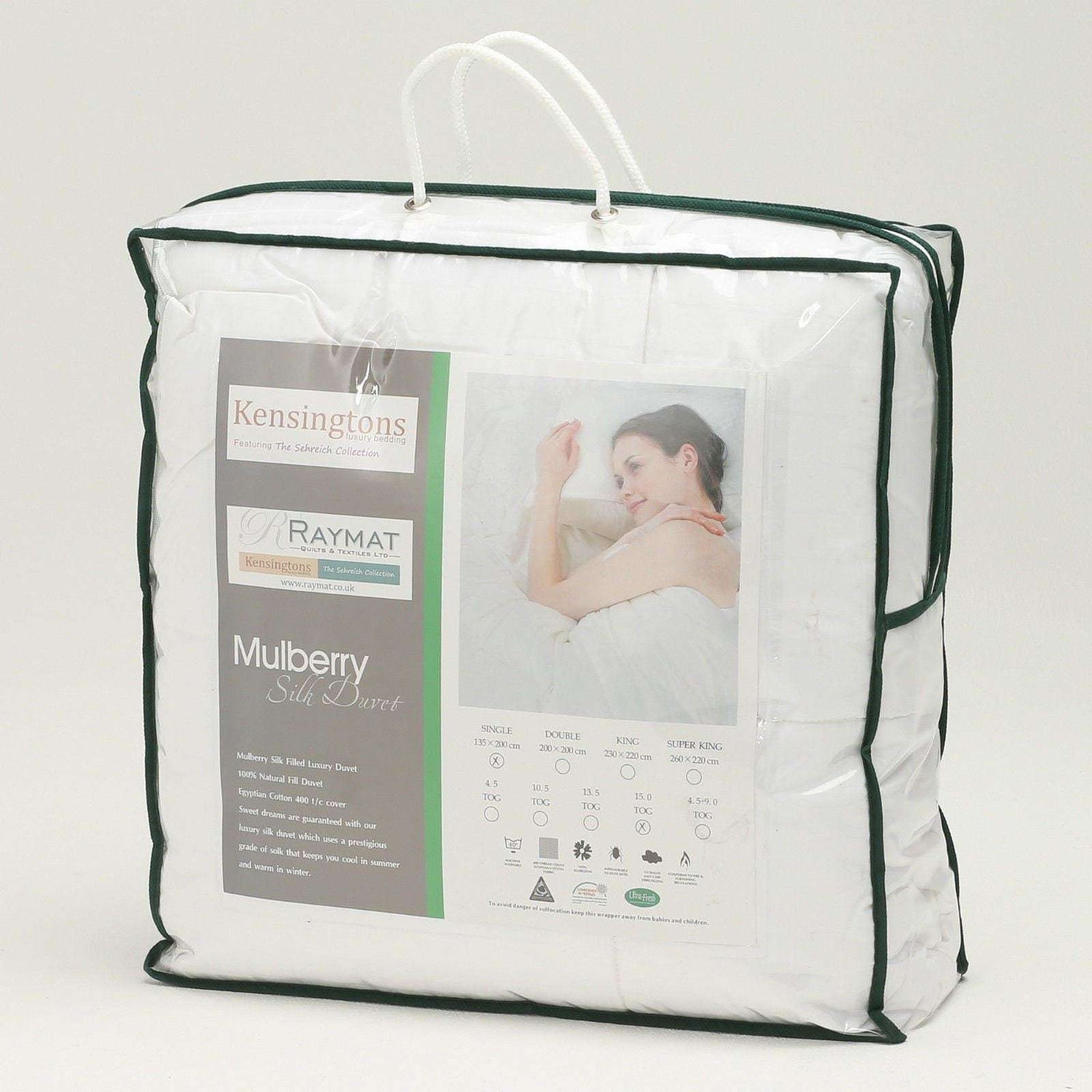 Mulberry Silk Filled Duvets 100 Silk duvets Sale UK Kensingtons