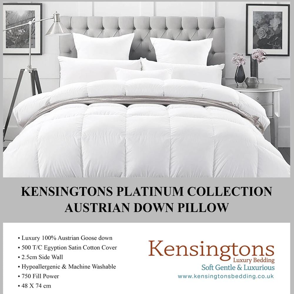 Kensingtons-Platinum-100%-Austrian-Goose-Down-Pillows